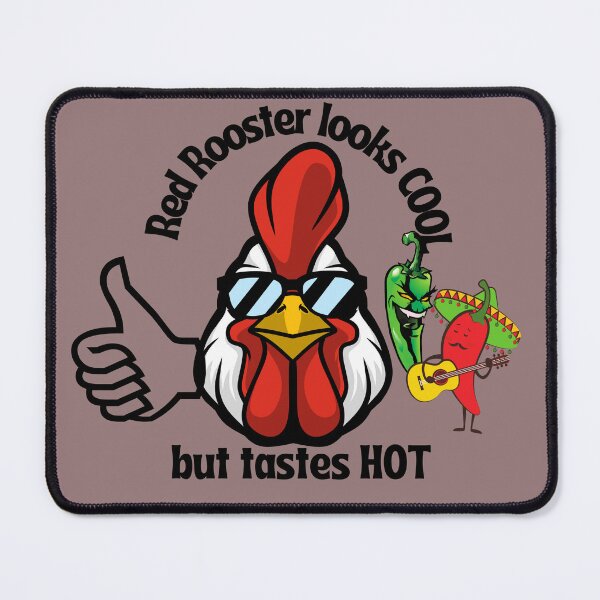 Item preview, Spicy rooster on white – Rooster looking cool is hot designed and sold by Narcisa22.