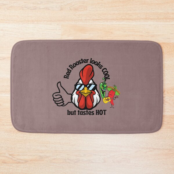 Item preview, Spicy rooster on white – Rooster looking cool is hot designed and sold by Narcisa22.
