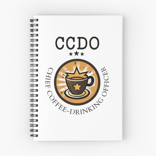 Item preview, Chief Coffee-Drinking Officer designed and sold by Patrick Edwards.