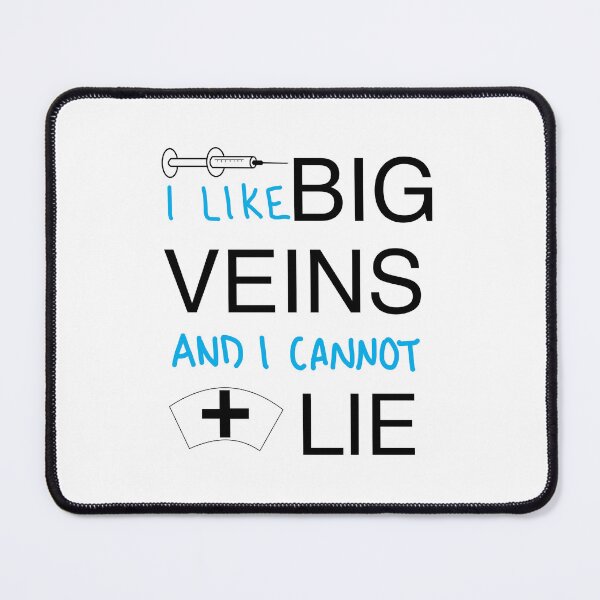 Item preview, I Like Big Veins - Blue designed and sold by peachesandfizz.