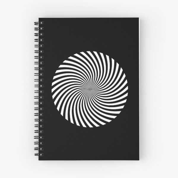 Item preview, Hypnotic Spiral "Discordia" - Black/White, Circle, Counter-Clockwise designed and sold by Ella Jameson.