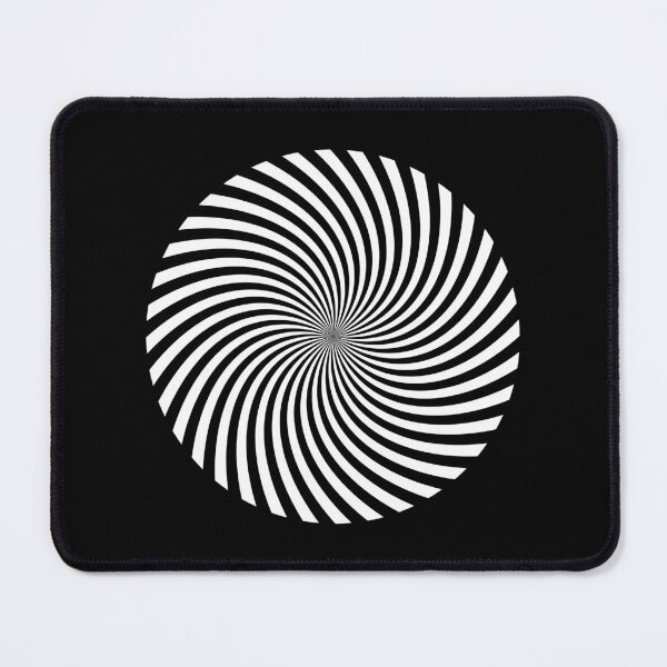 Item preview, Hypnotic Spiral "Discordia" - Black/White, Circle, Counter-Clockwise designed and sold by Ella Jameson.