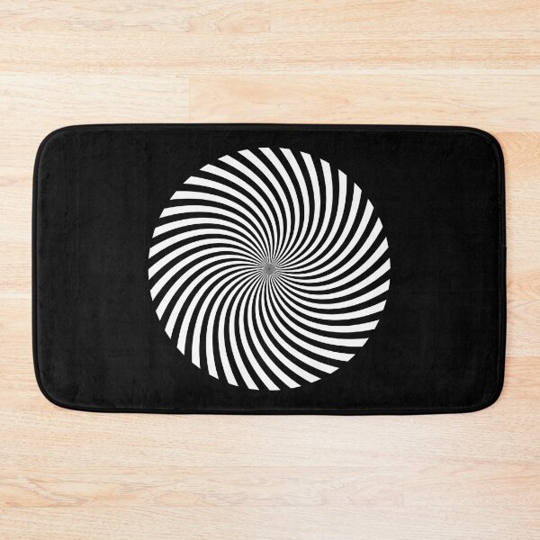 Item preview, Hypnotic Spiral "Discordia" - Black/White, Circle, Counter-Clockwise designed and sold by Ella Jameson.