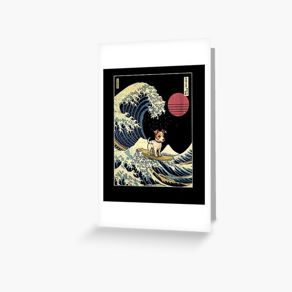 Item preview, Jack Russell Kanagawa Japanese Surfing Wave designed and sold by rafaeltto.