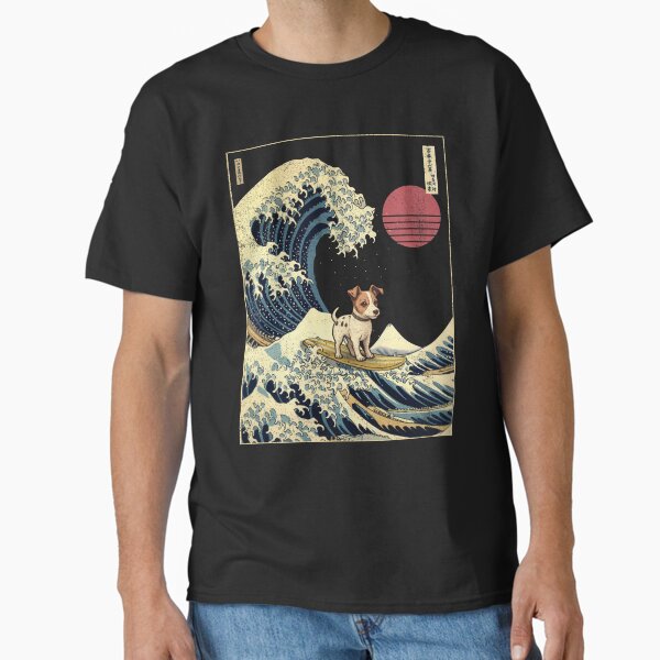 Item preview, Jack Russell Kanagawa Japanese Surfing Wave designed and sold by rafaeltto.