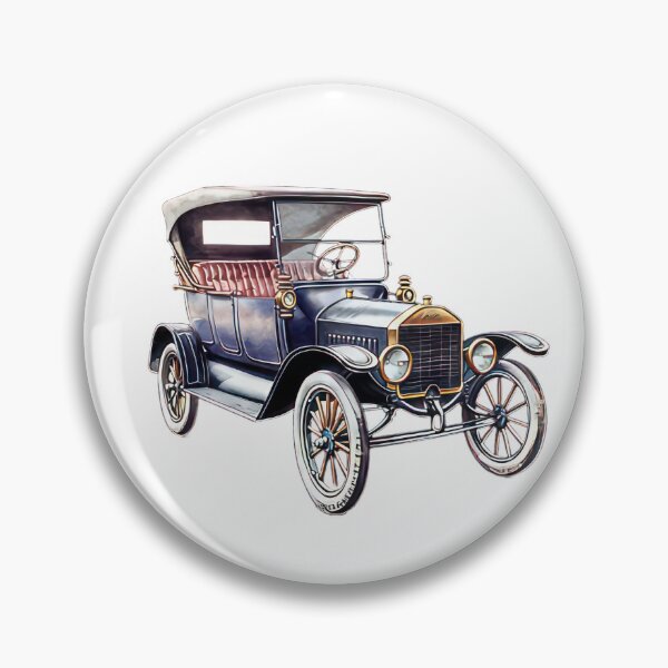 Item preview, Vintage Drawing of a Ford Model T - Classic Automobile Art designed and sold by CosmicScare10.