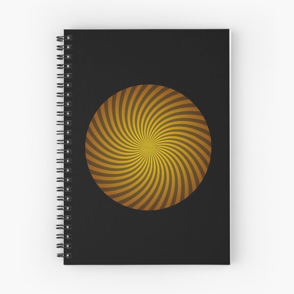 Item preview, Hypnotic Spiral "Discordia" - Orange, Circle, Clockwise designed and sold by Ella Jameson.