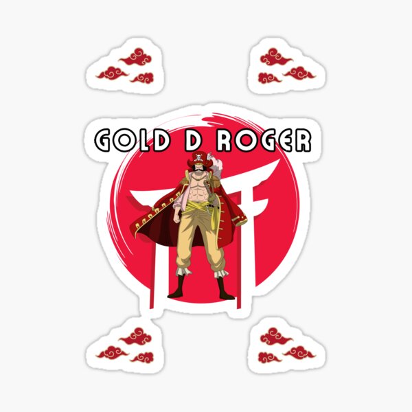 Gol D Roger One Piece Anime  Sticker by CrimsonDawn-SM