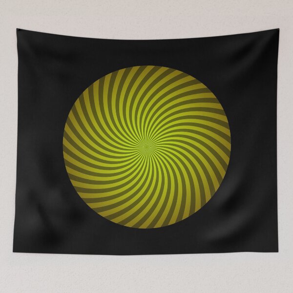 Item preview, Hypnotic Spiral "Discordia" - Yellow, Circle, Clockwise designed and sold by Ella Jameson.