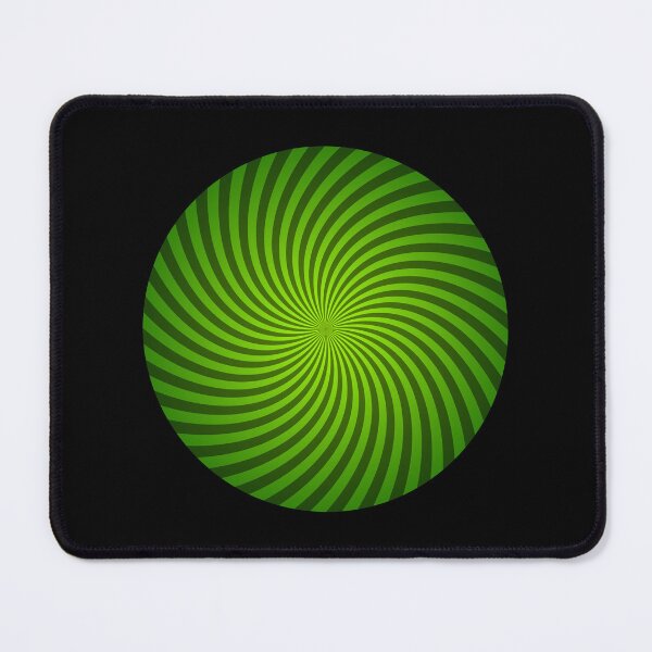 Item preview, Hypnotic Spiral "Discordia" - Green, Circle, Clockwise designed and sold by Ella Jameson.