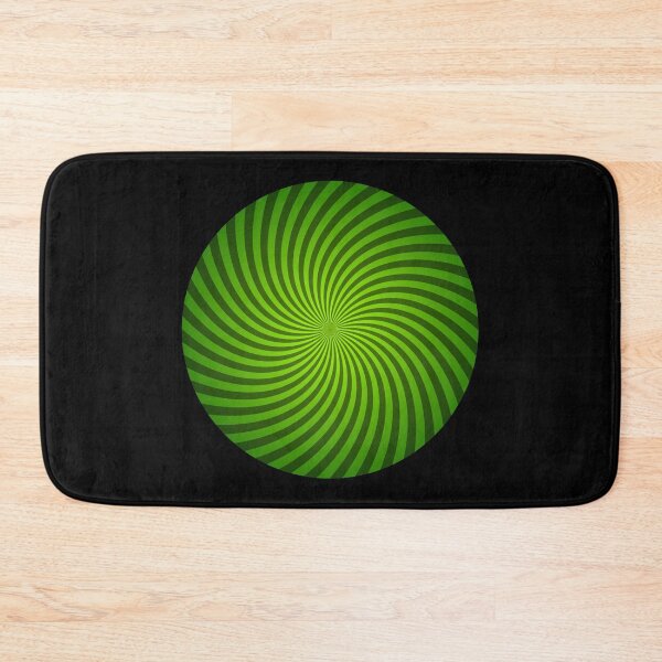 Item preview, Hypnotic Spiral "Discordia" - Green, Circle, Clockwise designed and sold by Ella Jameson.
