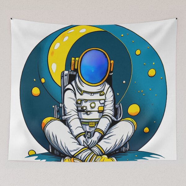 Artikelvorschau, Astronaut sitzt auf dem Mond entworfen und verkauft von okomerkilic.