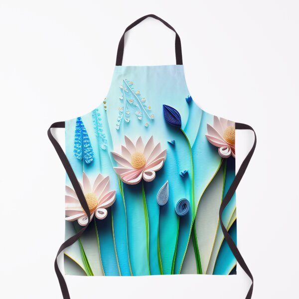Item preview, 3D Watercolor flowers, blue and white designed and sold by Inktown.