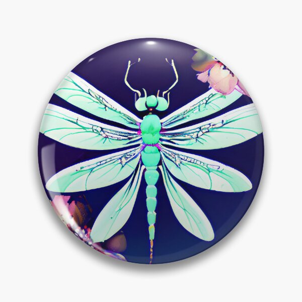 Artikelvorschau, Grüne Blumenlibelle entworfen und verkauft von purplesensation.