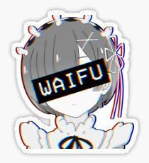Rem Waifu Sticker