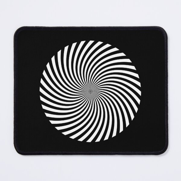 Item preview, Hypnotic Spiral "Discordia" - Black/White, Circle, Clockwise designed and sold by Ella Jameson.
