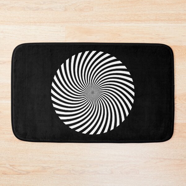 Item preview, Hypnotic Spiral "Discordia" - Black/White, Circle, Clockwise designed and sold by Ella Jameson.