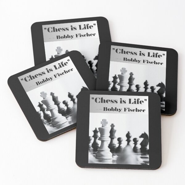Item preview, "Chess is Life" – Bobby Fischer designed and sold by Planet Agora.