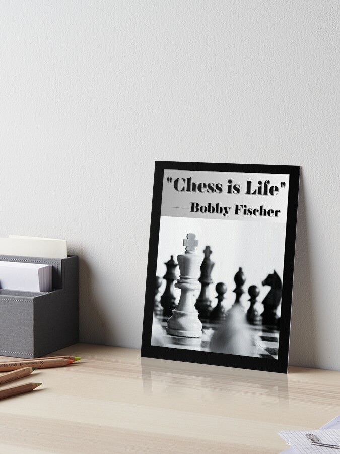 Bobby fischer smooking Art Board Print by LoveGalBlackTan