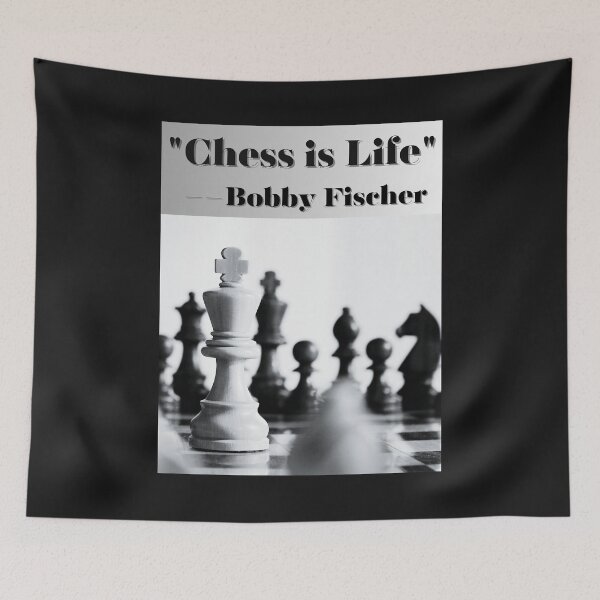 Item preview, "Chess is Life" – Bobby Fischer designed and sold by Planet Agora.