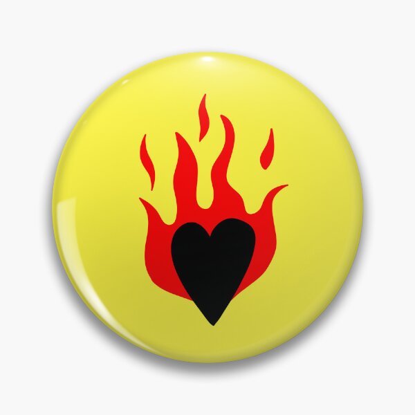Item preview, Flaming Heart designed and sold by PeachPxe.