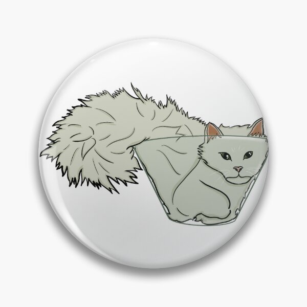 Item preview, Cone Glass Persian Sticker - Liquid Cats designed and sold by N9Livez.