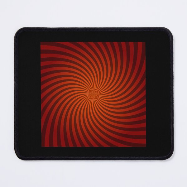 Item preview, Hypnotic Spiral "Discordia" - Red, Square, Counter-Clockwise designed and sold by Ella Jameson.