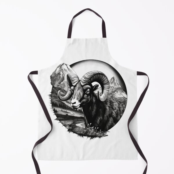 Item preview, Majestic Ram: Strength Amidst the Peaks T-Shirt designed and sold by BlahNM505.
