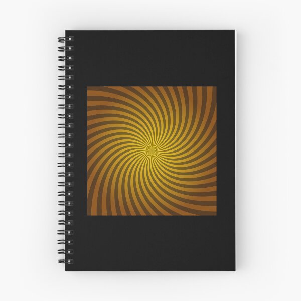 Item preview, Hypnotic Spiral "Discordia" - Orange, Square, Counter-Clockwise designed and sold by Ella Jameson.