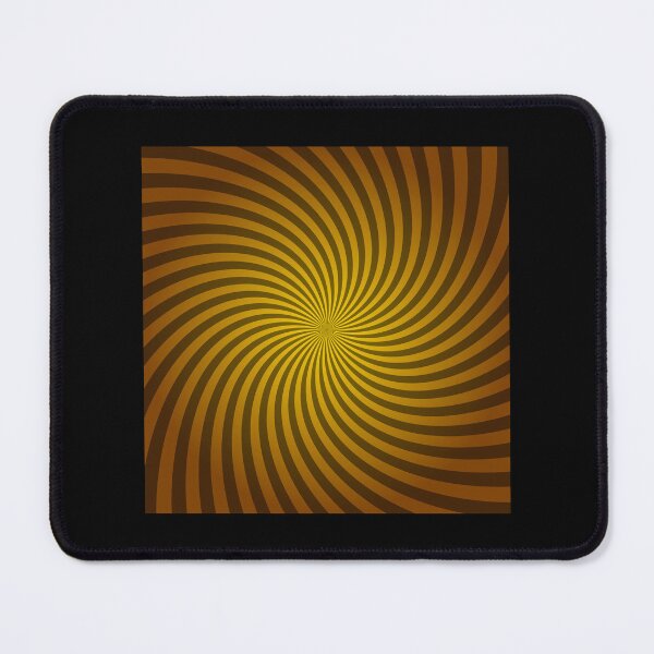Item preview, Hypnotic Spiral "Discordia" - Orange, Square, Counter-Clockwise designed and sold by Ella Jameson.