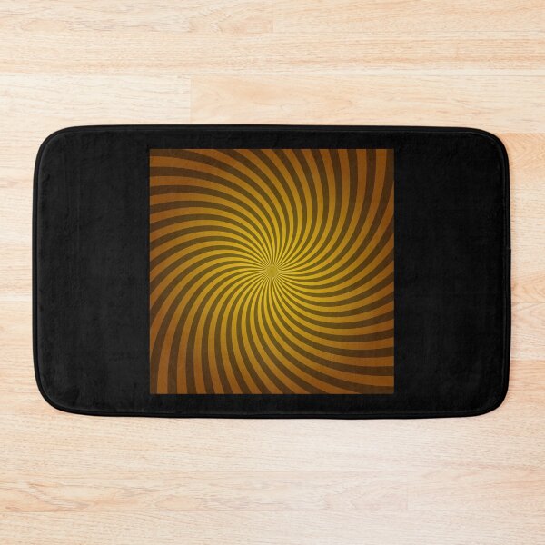 Item preview, Hypnotic Spiral "Discordia" - Orange, Square, Counter-Clockwise designed and sold by Ella Jameson.