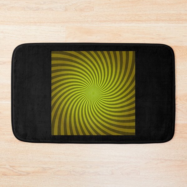 Item preview, Hypnotic Spiral "Discordia" - Yellow, Square, Counter-Clockwise designed and sold by Ella Jameson.