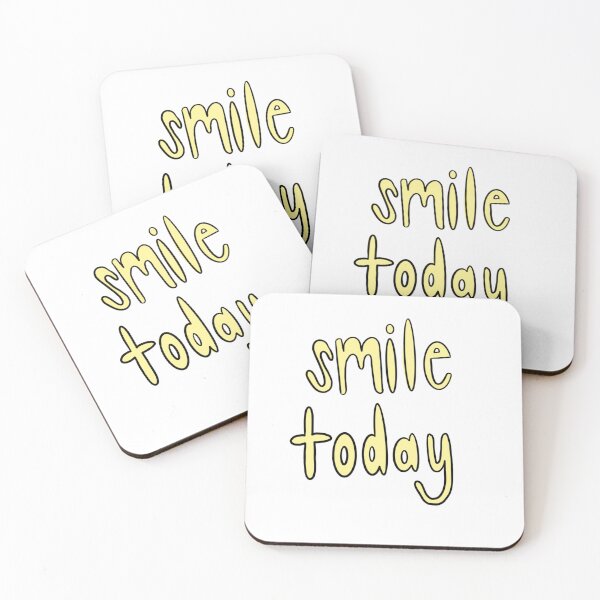 Item preview, Smile today yellow font designed and sold by KristenST.