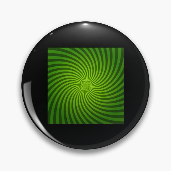Item preview, Hypnotic Spiral "Discordia" - Green, Square, Counter-Clockwise designed and sold by Ella Jameson.