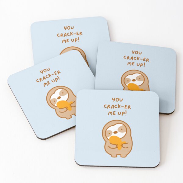 Item preview, You Crack Me Up Cheese Cracker Sloth  designed and sold by theslothinme.