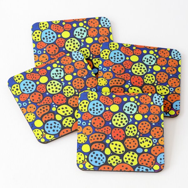 Item preview, Vibrant Bacteria Pattern - Colorful Microorganisms Art designed and sold by JojoArtEvo.