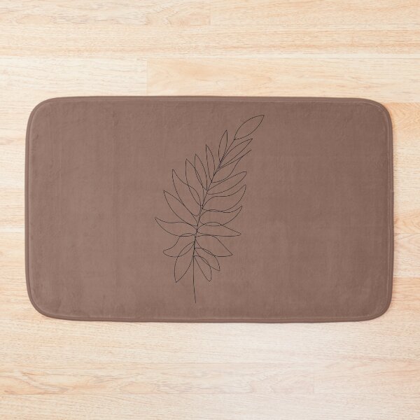 Item preview, Minimalist Burgundy Fern Plant designed and sold by GoodJobLola.