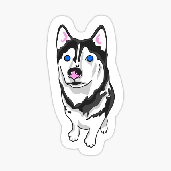 Husky Sticker