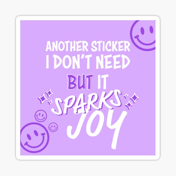 Item preview, ...Sparks Joy designed and sold by Crystal Heart CS.