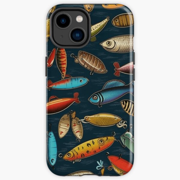 Fly Fishing Bass Fish Rod Hard Rubber Case Cover for Samsung