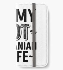 Ich liebe meine heiße jordanische Frau - Cute Jordan Couples Romantic Love T-Shirts & Sticker iPhone Flip-Case/Hülle/Klebefolie