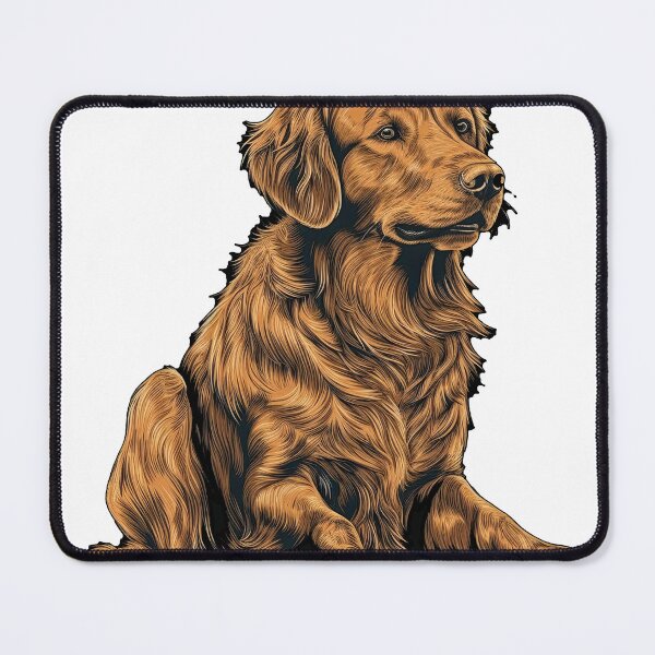 Item preview, Woofs Co. Vintage Golden Retriever Dog artwork - Fun and Cute Snap Closure File designed and sold by DooodleGod.