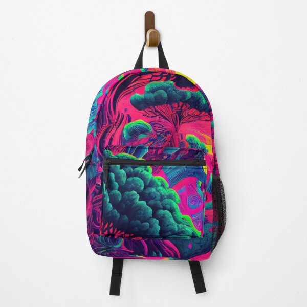 Item preview, Vibrant Neon Jungle Colorful Artwork designed and sold by JojoArtEvo.