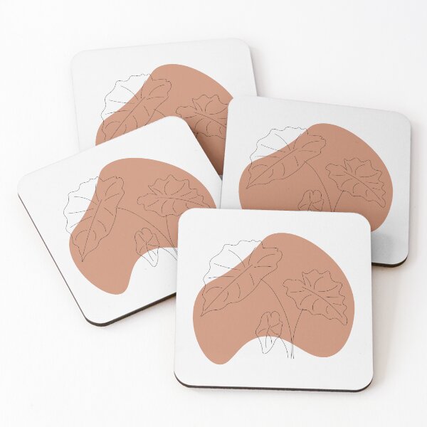Item preview, Minimalist Orange Monstera Plant designed and sold by GoodJobLola.