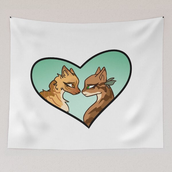 Item preview, Mothwing and Leafpool Heart designed and sold by Dragonkitty11.