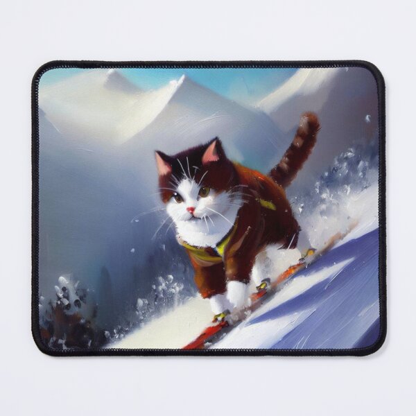 Item preview, Cat Snowboarding designed and sold by CrankyOldDude.