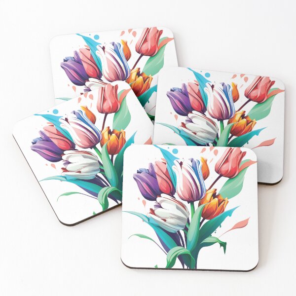 Item preview, Tulips Bouquet, Colorful designed and sold by MVDigitalArt.