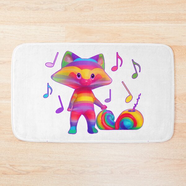 Item preview, Gay pride rainbow cat and music designed and sold by Artbellachi.