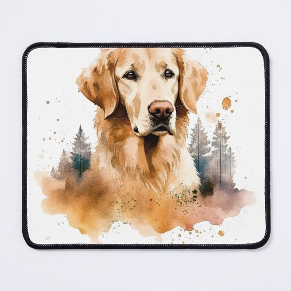 Item preview, Golden Retriever artistic Painting - Playfully Whimsical masterpiece by Golden Rover designed and sold by DooodleGod.