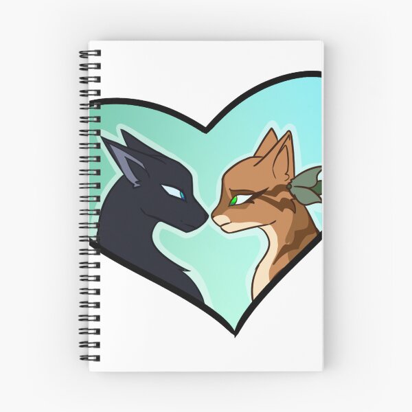 Item preview, Leafpool and Crowfeather Heart designed and sold by Dragonkitty11.